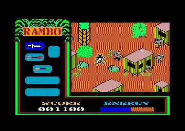 Rambo - First Blood Part II (UK) (1986) (Trainer) screen shot game playing
